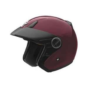 Scorpion EXO 200 Open Face Motorcycle Helmet Wine Extra Small XS 07 