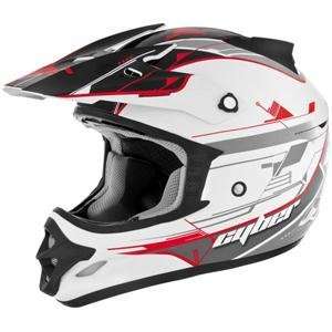  Cyber UX 25 Graphics Helmet   Medium/Red/Black Automotive