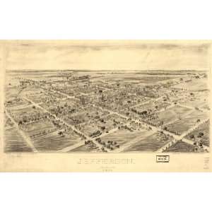   Map Jefferson, Ohio 1901. Drawn by T. M. Fowler. Morrisville, Pa