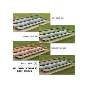   Coated Aluminum Bleachers with Double Footboard
