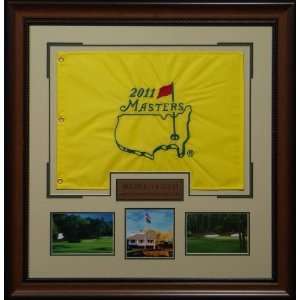  2010 Official Masters Flag Framed Display   Golf Flags 
