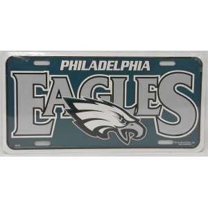    NFL PHILADELPHIA EAGLES METAL License Plate: Sports & Outdoors