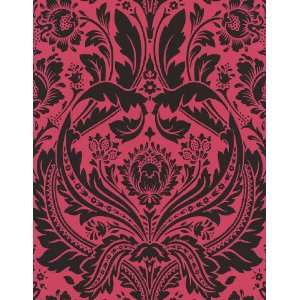   Brown 50 187 Desire Wallpaper, Hot Pink and Black: Home Improvement