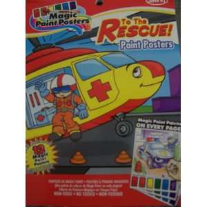  Savvi Magic Paint Posters ~ To the Rescue Toys & Games