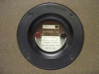  Ditton 15 Original Speaker Set The Name of High End Celestion AUDIO 