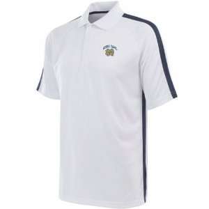  Notre Dame Revel Performance Polo Shirt (White) Sports 