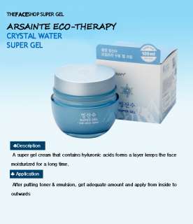 THE FACE SHOP] ARSAINTE ECO THERAPY CRYSTAL WATER super gel 100ml 