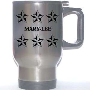  Personal Name Gift   MARY LEE Stainless Steel Mug (black 