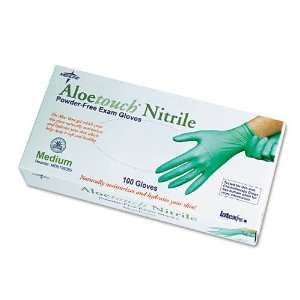  Medline Industries MDS195087 Nitrile Exam Gloves, Powder 