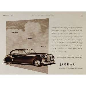  Jaguar Mark VII Saloon British Car   Original Print Ad