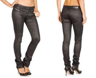 DIESEL Women Jeans Livy Biker 0065Q Black Skinny Leg  