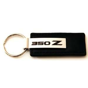 Nissan 350Z Z33 Fairlady Black Leather Official Licensed Keychain Key 