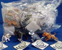 Lot   48 Keychains, dogs figures hounds 12 Rottweilers  