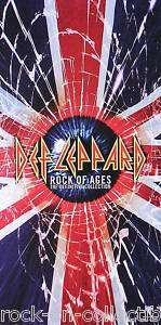 DEF LEPPARD 2005 ROCK OF AGES PROMO POSTER  