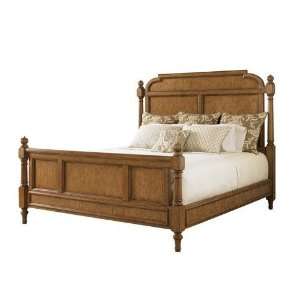 Twilight Bay Hathaway Panel Bed in Distressed Warm Saddle Brown   King