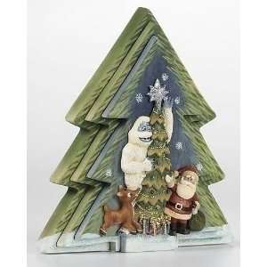  Set of 2 Woodworks Puzzles Rudolph with Tree Christmas 