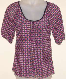 Adorable top from Sweet Pea in a double layer of navy blue, purple and 