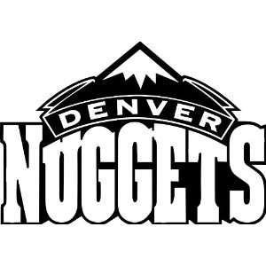 Denver Nuggets NBA Vinyl Decal Sticker / 4 x 2.5