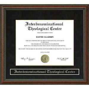  Theological Center (ITC) Diploma Frame 