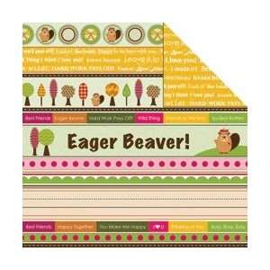 Beatrice Double Sided Paper 12X12 Border Strips/Notes From Beatrice 