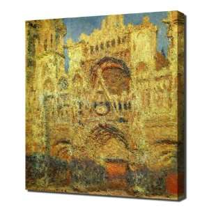  Monet   Rouen Cathedral at Sunset, 1894   Framed Canvas 