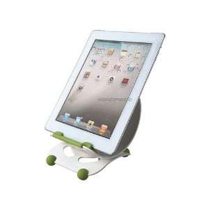    Angle Adjustable Desktop Stand for iPad 1 & 2   White Electronics