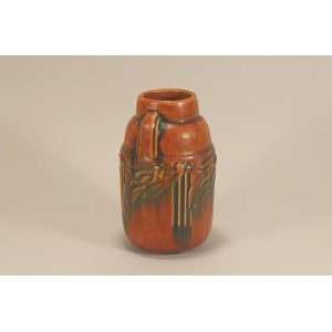  Roseville Laurel Rust Vase 668 6