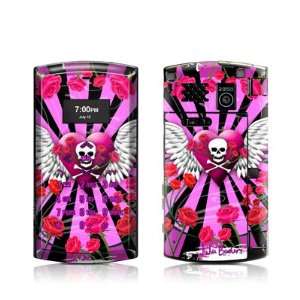  Skull & Roses Pink Design Protective Skin Decal Sticker 