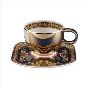 Versace by Rosenthal Medusa Red Espresso Cup and Saucer  
