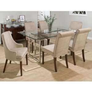  Jofran Carlsbad 8 Piece Rectangle Stone Arm Chair Dining Room 
