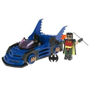  Mini Batmobile With Batman and Robin Action Figures 