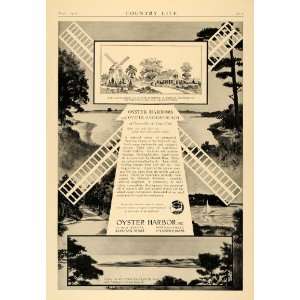  1926 Ad Oyster Harbor Gate Osterville Cape Cod Windmill 