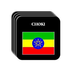  Ethiopia   CHOKI Set of 4 Mini Mousepad Coasters 