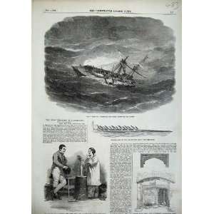  1856 H.M.S Ship Dido Raieta Florence Drury Lane Gate
