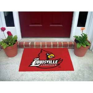  Louisville Cardinals Outdoor Coir 2x3 Mat Sports 