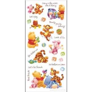   Stickers/Borders Packaged, Baby Pooh Playtime Arts, Crafts & Sewing