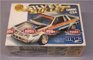 MPC 1981 Dodge Silver Bullet OMNI 024 Sealed Model Kit  