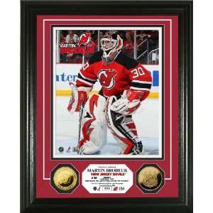  Martin Brodeur 24KT Gold Coin Photo Mint Sports 