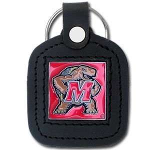  College Leather Key Ring   Maryland Terrapins: Sports 