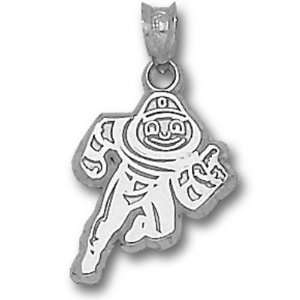  OSU 5/8in Sterling Silver Brutus Pendant Jewelry