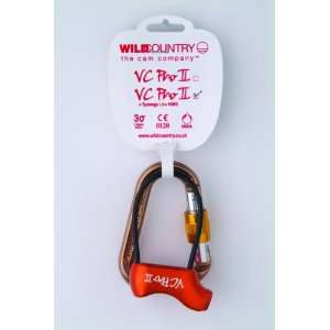  Wild Country VC Pro II Belay/Rappel Device   Blue   with 