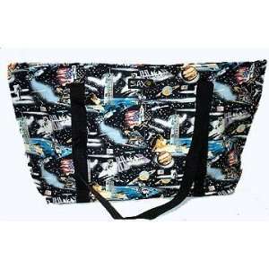  NASA Discover Space Shuttle Mars Deluxe Tote Bag by Broad 