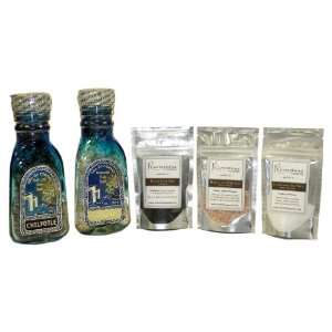 Riverstone Goods Gourmet Garlic Sea Salt & Chipotle Sea Salt Gift Set 
