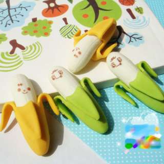 Banana Pencil Eraser,Kid,Party Favor Supply,STE095  