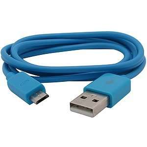  USB Data Cable for micro USB Devices, Blue Electronics