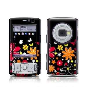   Garden Design Protective Skin Decal Sticker for Nokia N95 Cell Phone