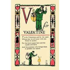  V for Valentine   Paper Poster (18.75 x 28.5)