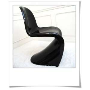 A603 Modern Lounge Verner Panton S Dining Side Chairs BLACK  