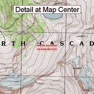  USGS Topographic Quadrangle Map   Mount Redoubt 