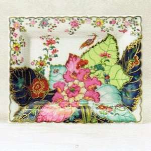  Mottahedeh Tobacco Leaf Large Tray 6.5 x 7.5 in Kitchen 